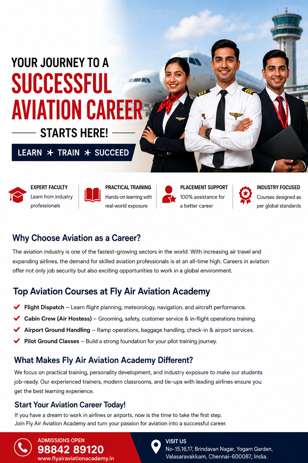 Career Scope of Flight Dispatcher – Supporting Image, Fly Air Aviation Academy